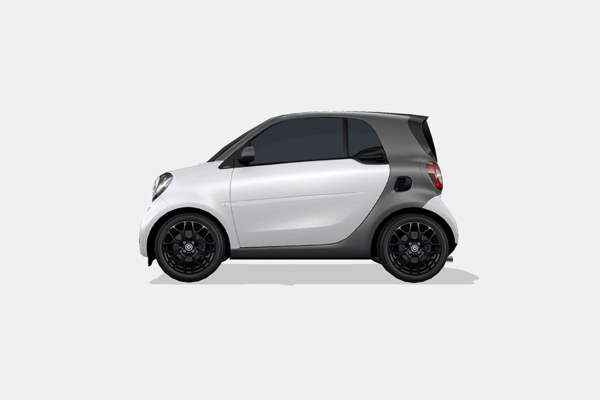 Smart fortwo Low-poly 3D model_6