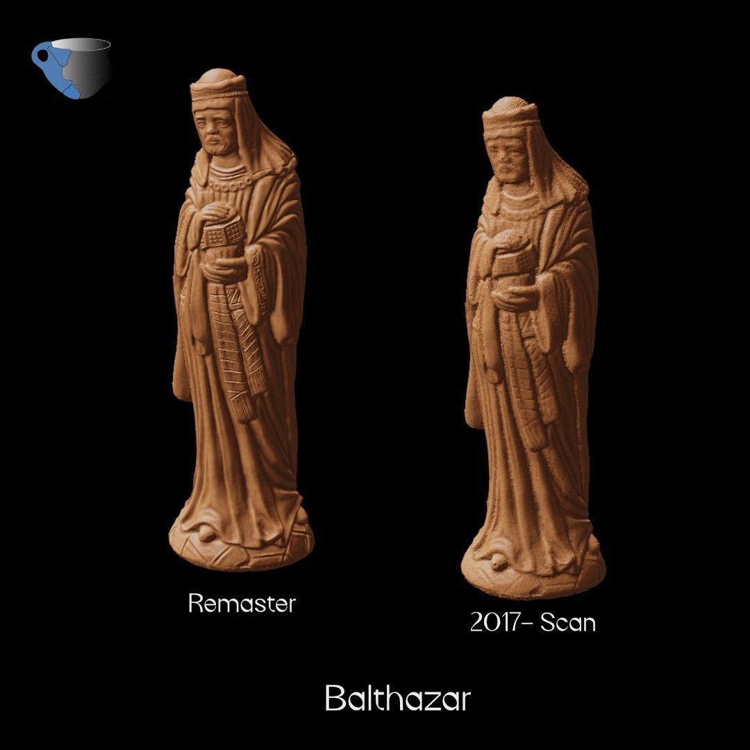 FREE Balthazar Christmas nativity crib Figurine Free 3D print model_2