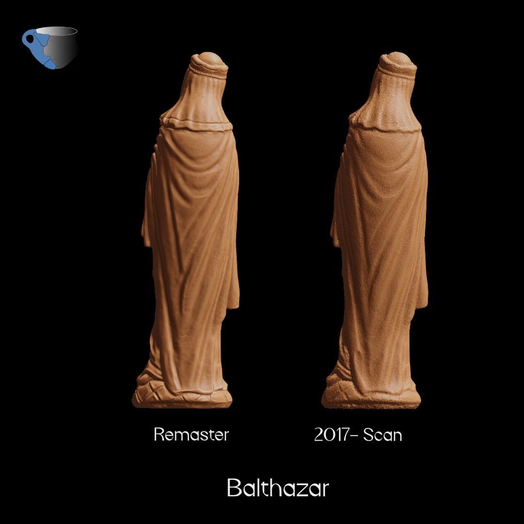 FREE Balthazar Christmas nativity crib Figurine Free 3D print model_4