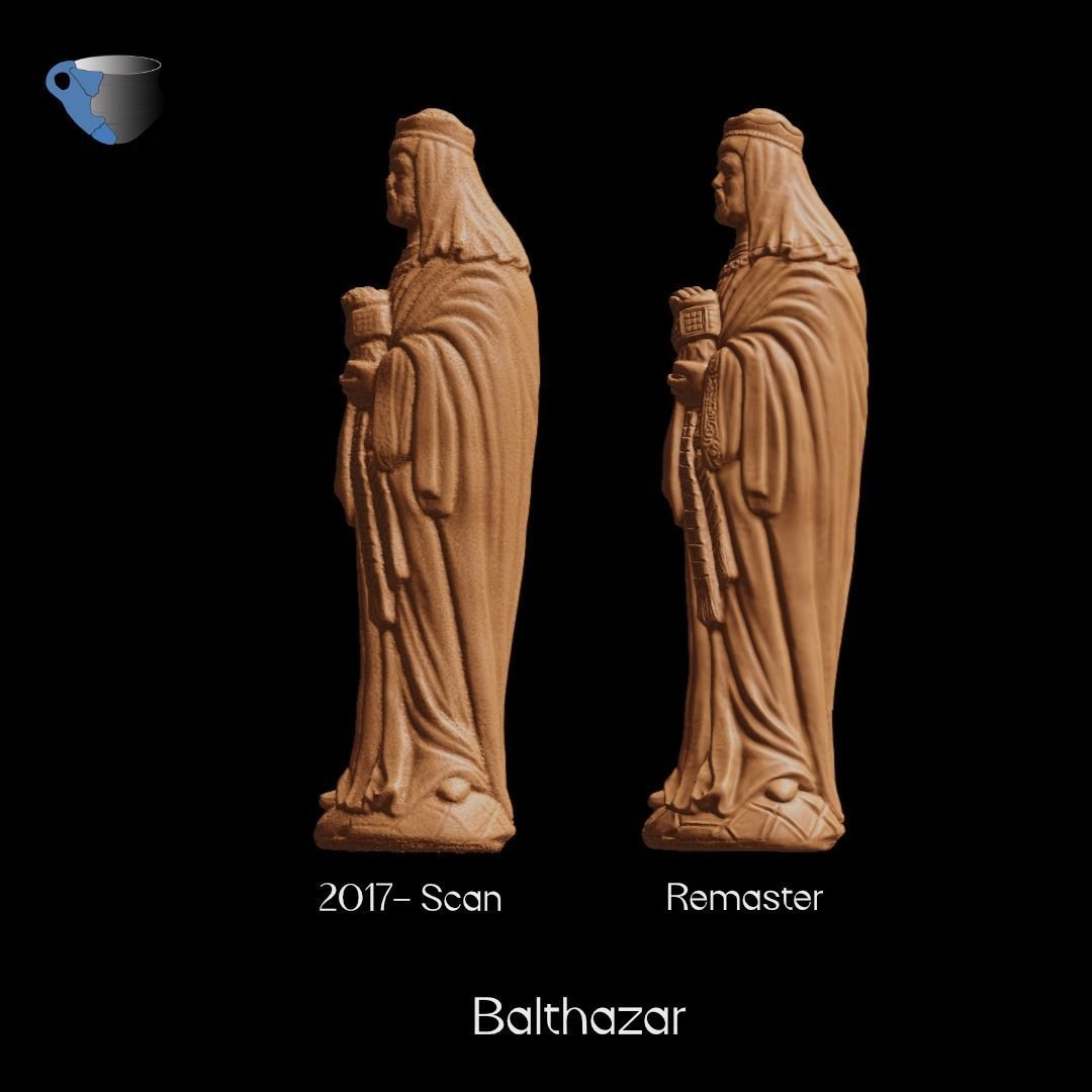 FREE Balthazar Christmas nativity crib Figurine Free 3D print model_3