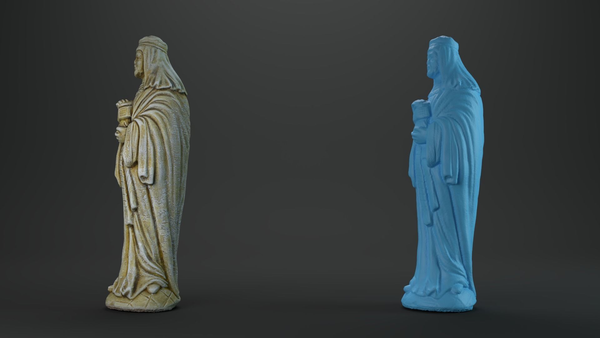 FREE Balthazar Christmas nativity crib Figurine Free 3D print model_8