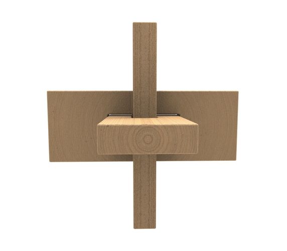 Puzzle wooden piece 3D print model