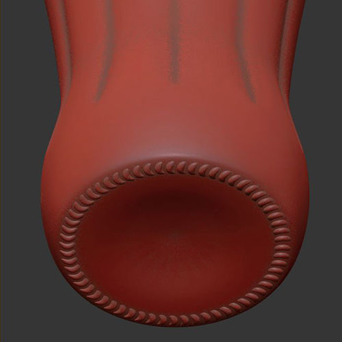 Coca-Cola Regular 250ML Glass Bottle 3D model_3