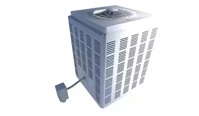 Air Conditioner Low-poly 3D model