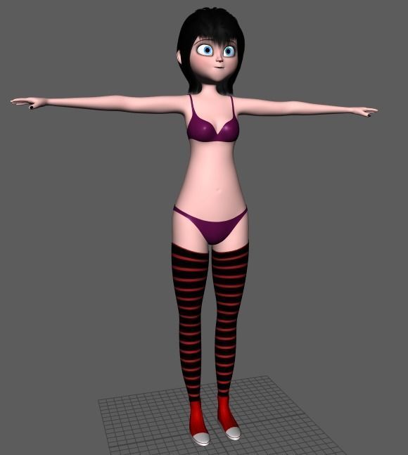 Mavis Dracula Free 3D model_4