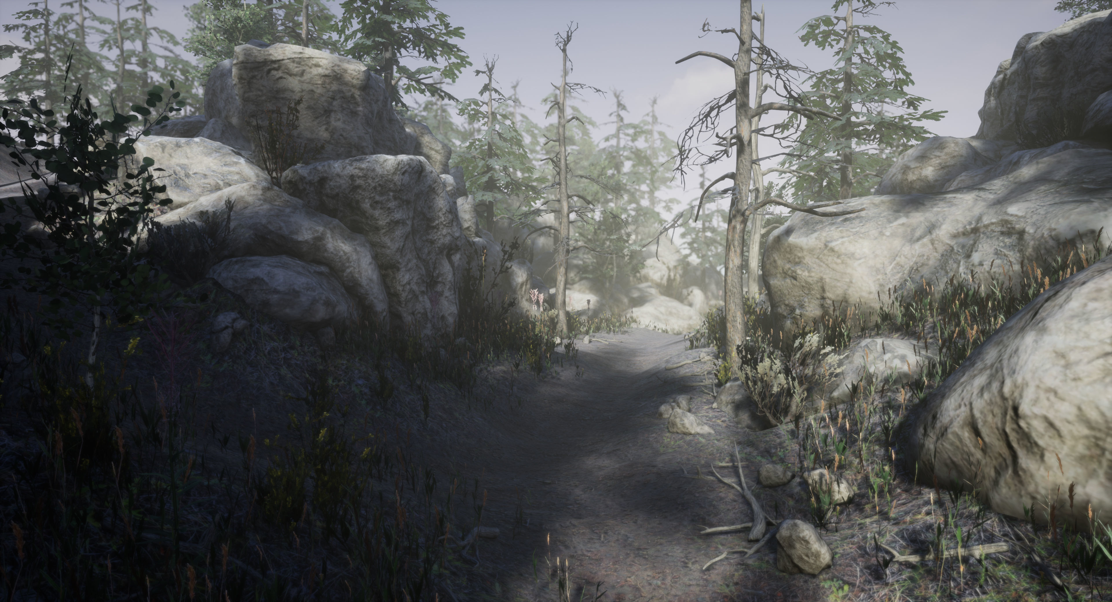 Mountain Forest Pack Low-poly 3D model_6