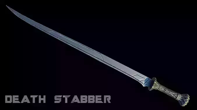 Death Stabber Low-poly 3D model
