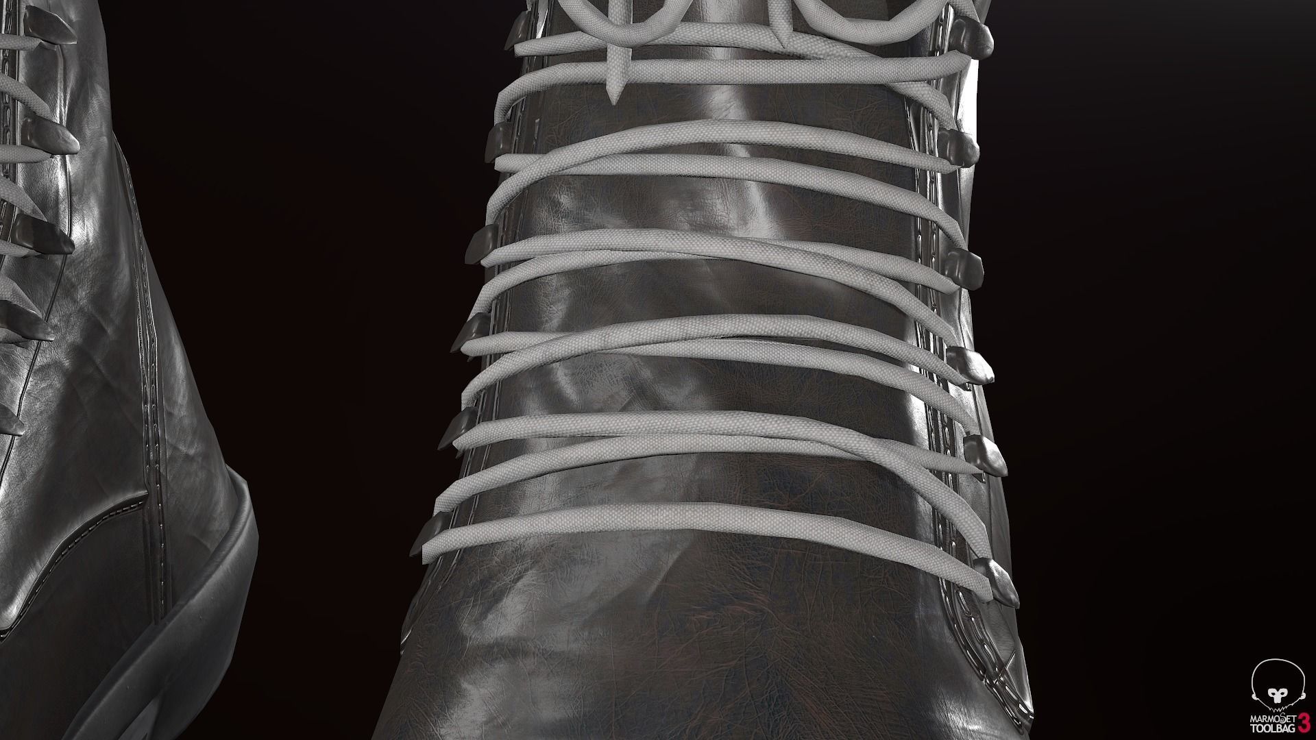 Male Ninja Outfit Low-poly 3D model_63