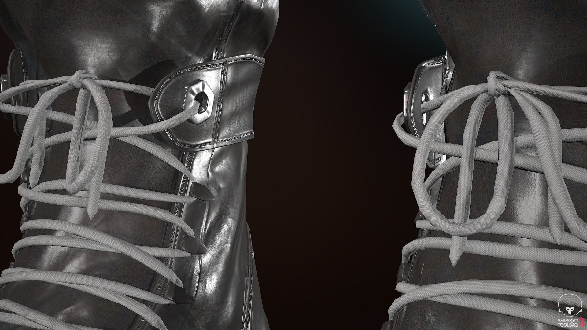 Male Ninja Outfit Low-poly 3D model_74