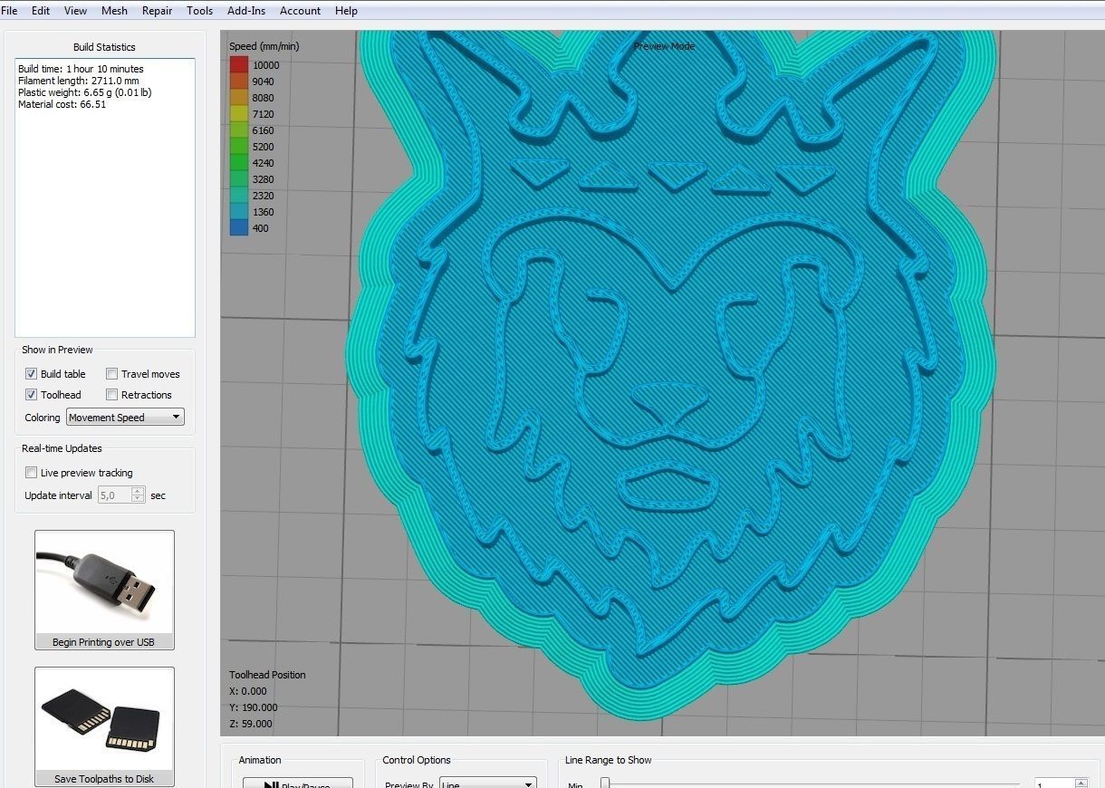 LION - COOKIE CUTTER 3D print model_1