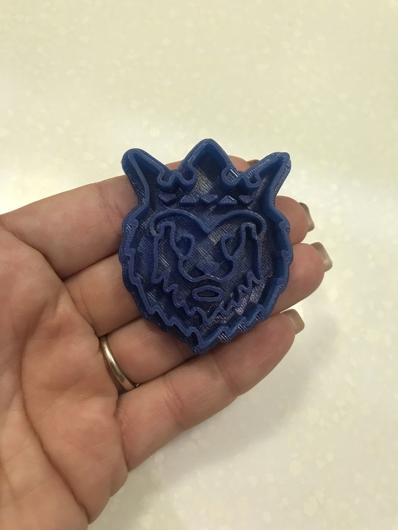LION - COOKIE CUTTER 3D print model_2