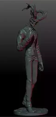 Slenderman Skullman 3D print model