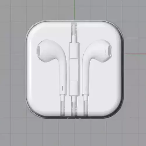 Apple EarPods iPhone7 3Dmodel 3D model