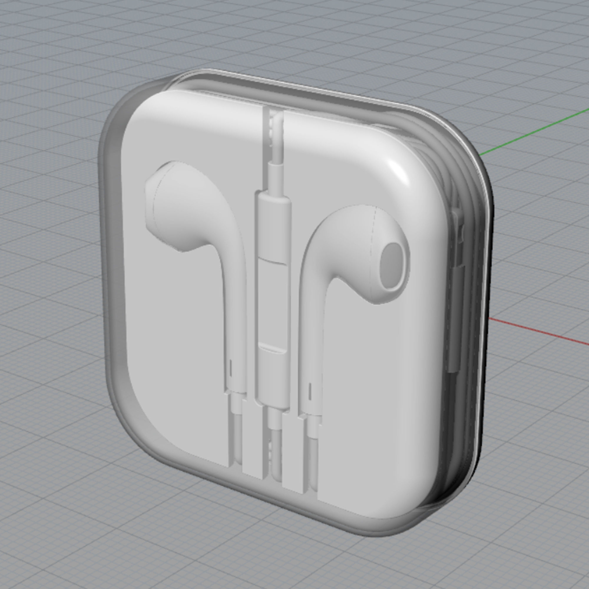 Apple EarPods iPhone7 3Dmodel 3D model_6