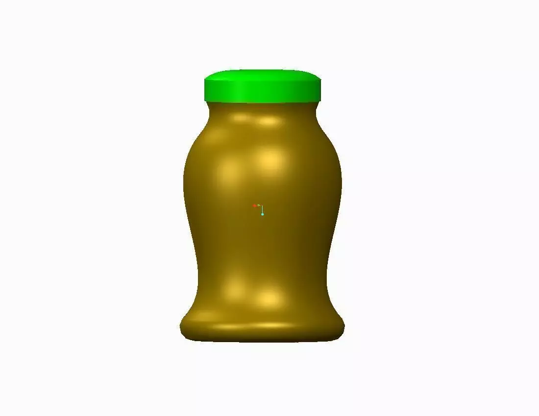 creo software botal model 3D model