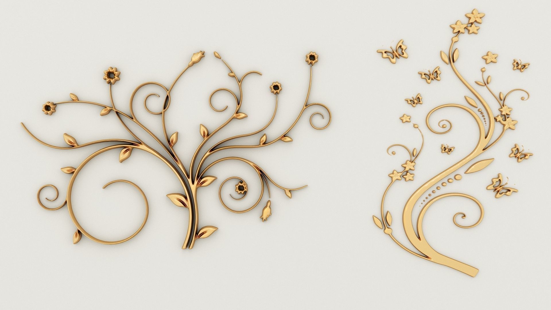 Ornament Pack-2 18 elements 3D model_8