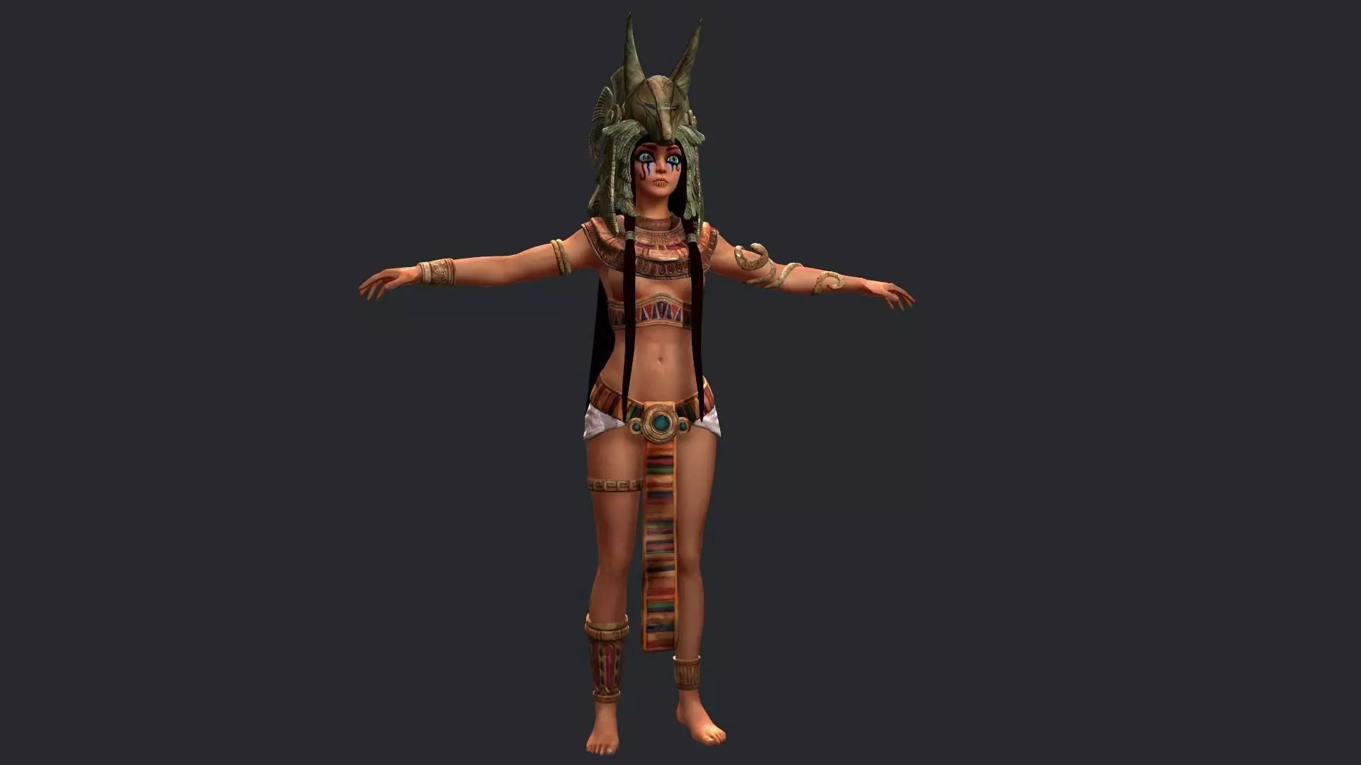 God Of Death Low-poly 3D model