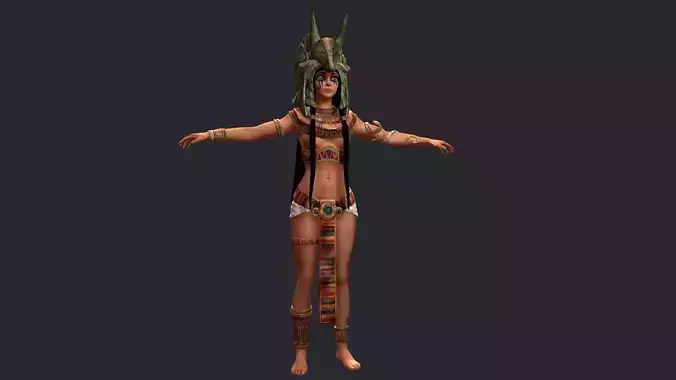 God Of Death  Low-poly 3D model