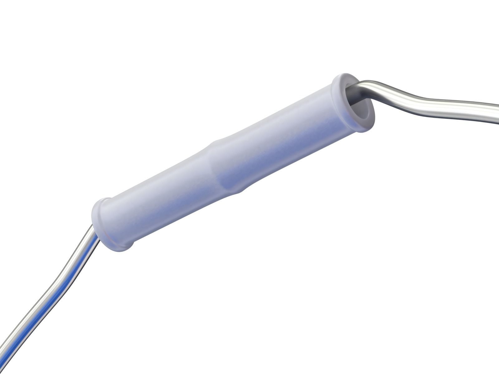 Plastic Bucket with Metal Handle and Lid 3D model_9