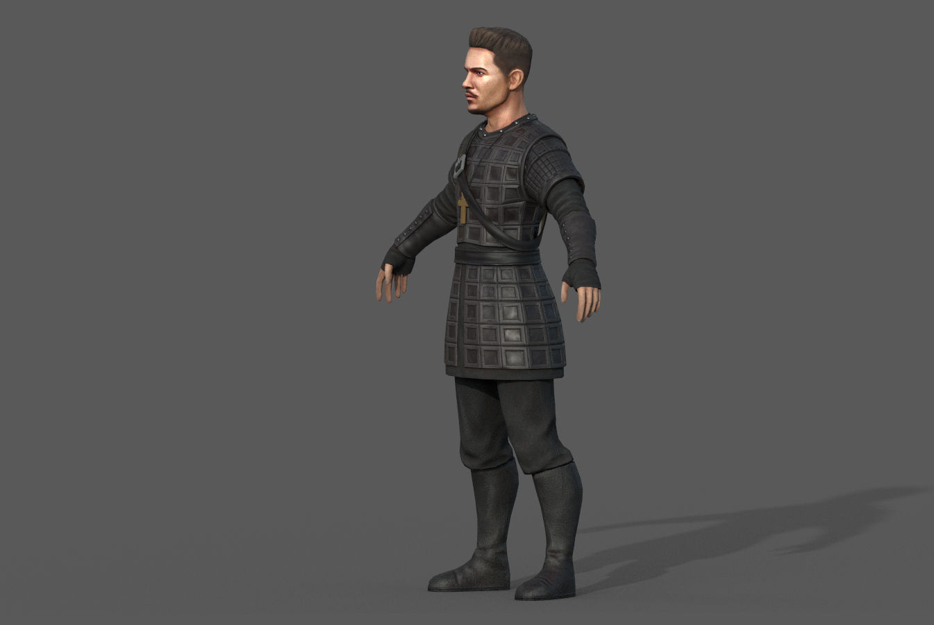 Bishop Heahmund Low-poly 3D model_3