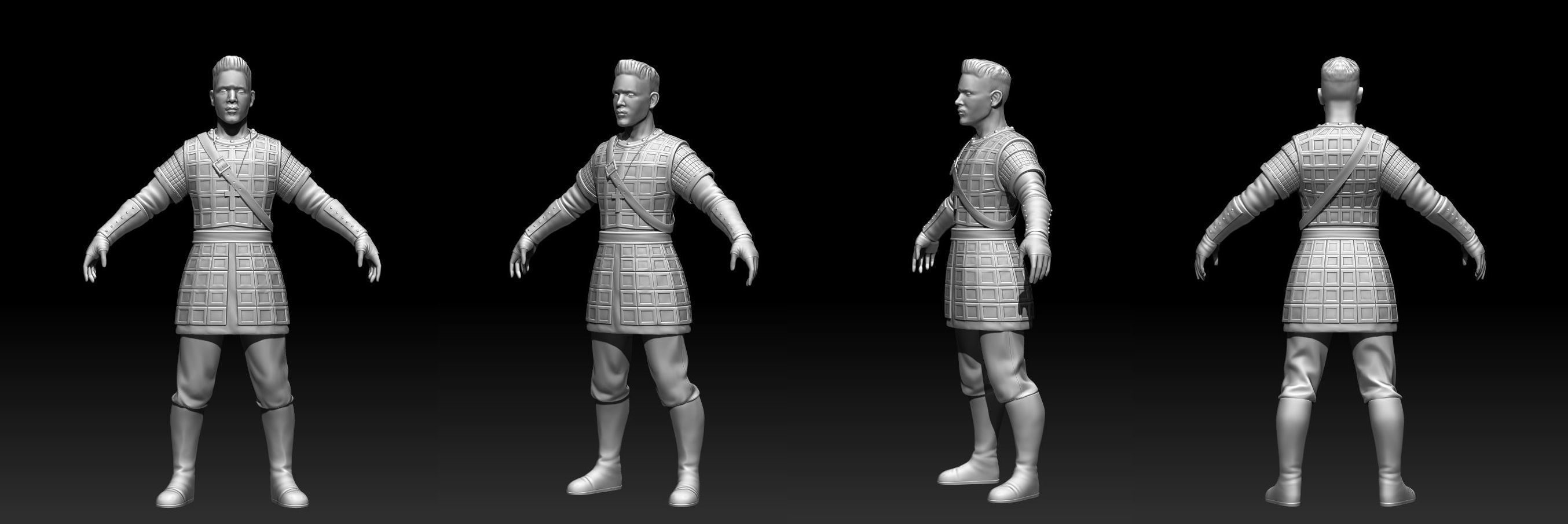 Bishop Heahmund Low-poly 3D model_9