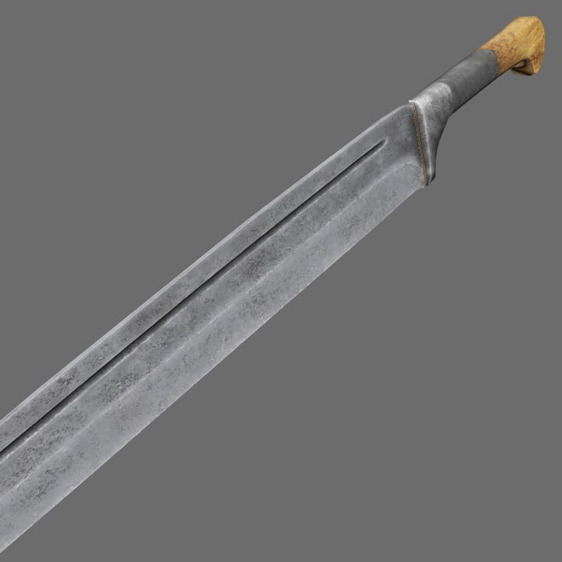 Arabian dagger 3D model_6