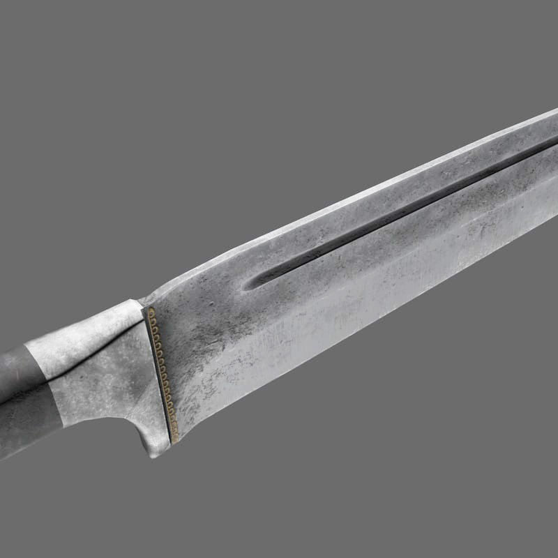 Arabian dagger 3D model_9