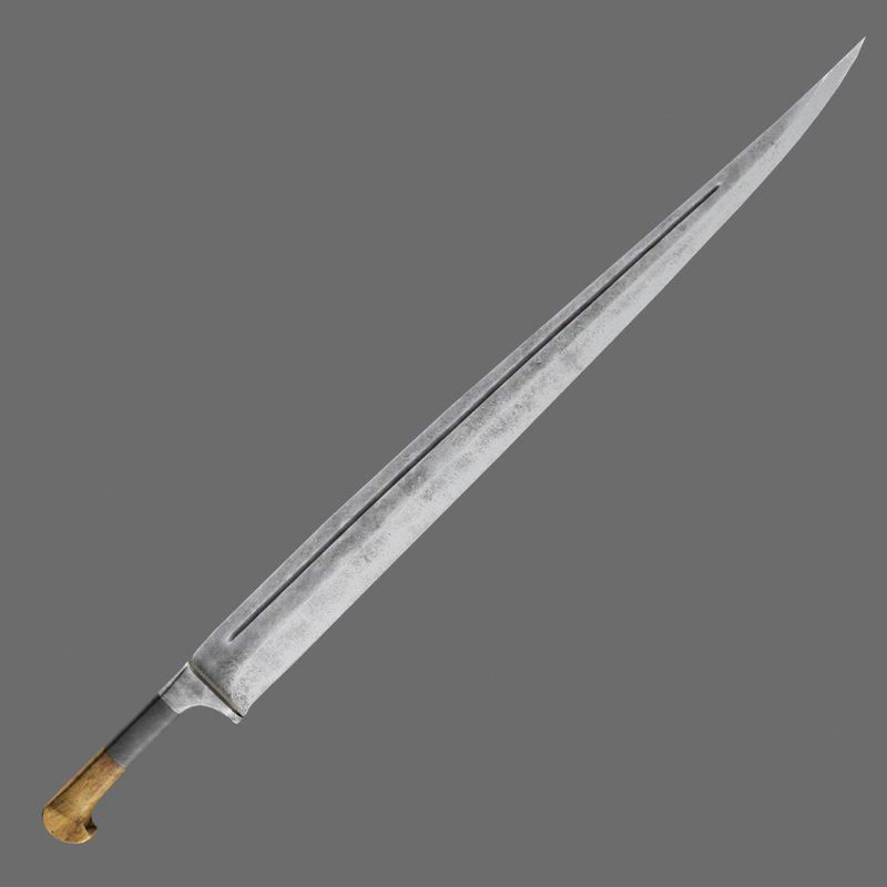 Arabian dagger 3D model_1