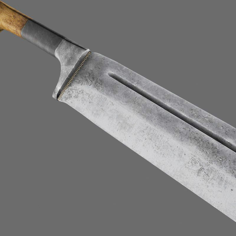 Arabian dagger 3D model_10