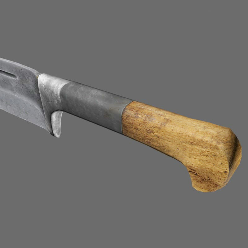 Arabian dagger 3D model_7