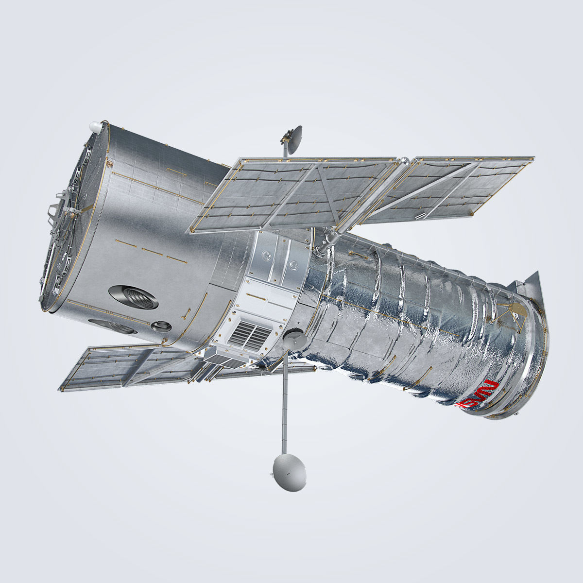 Hubble Telescope 3D model_21