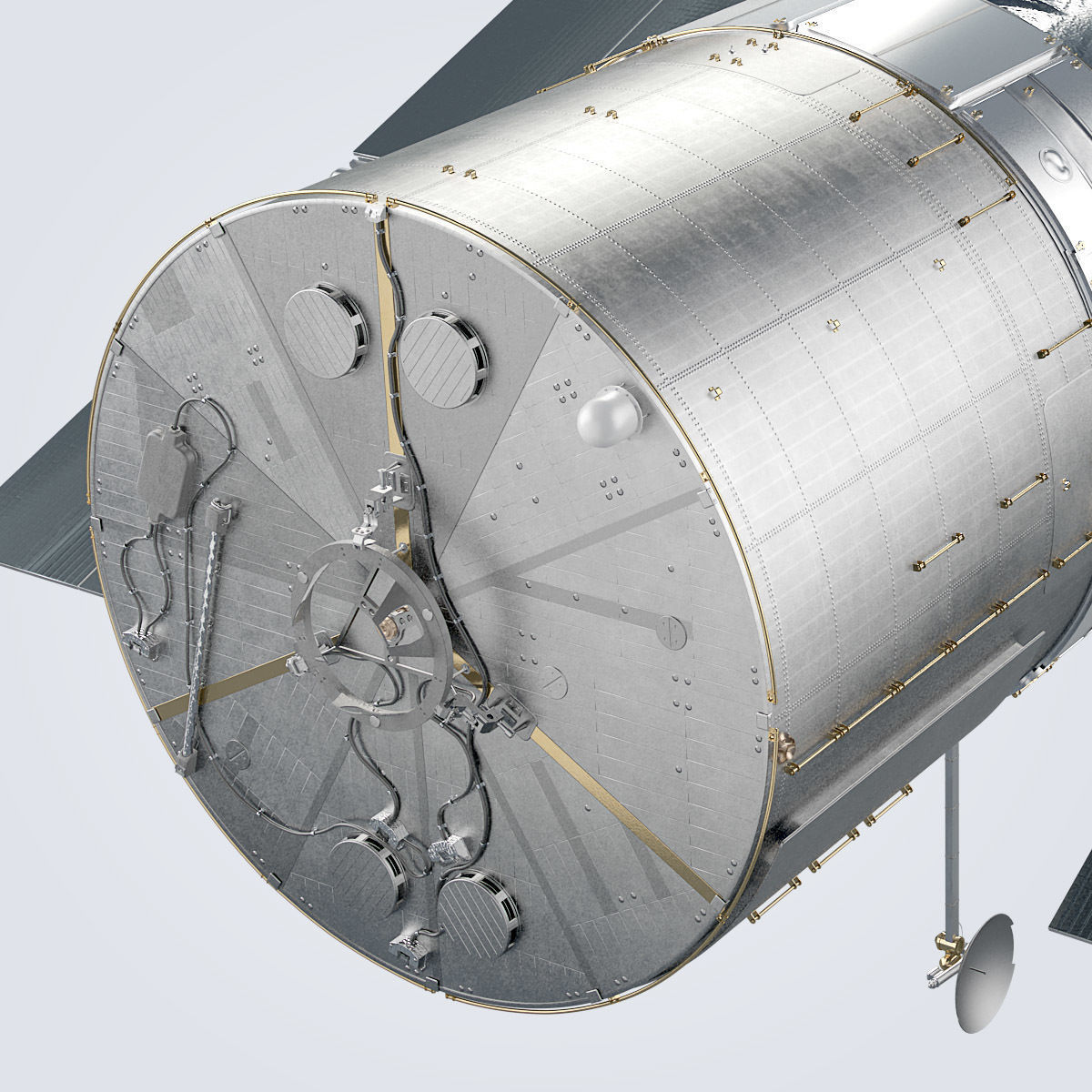 Hubble Telescope 3D model_9