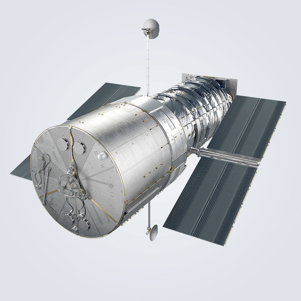 Hubble Telescope 3D model_2