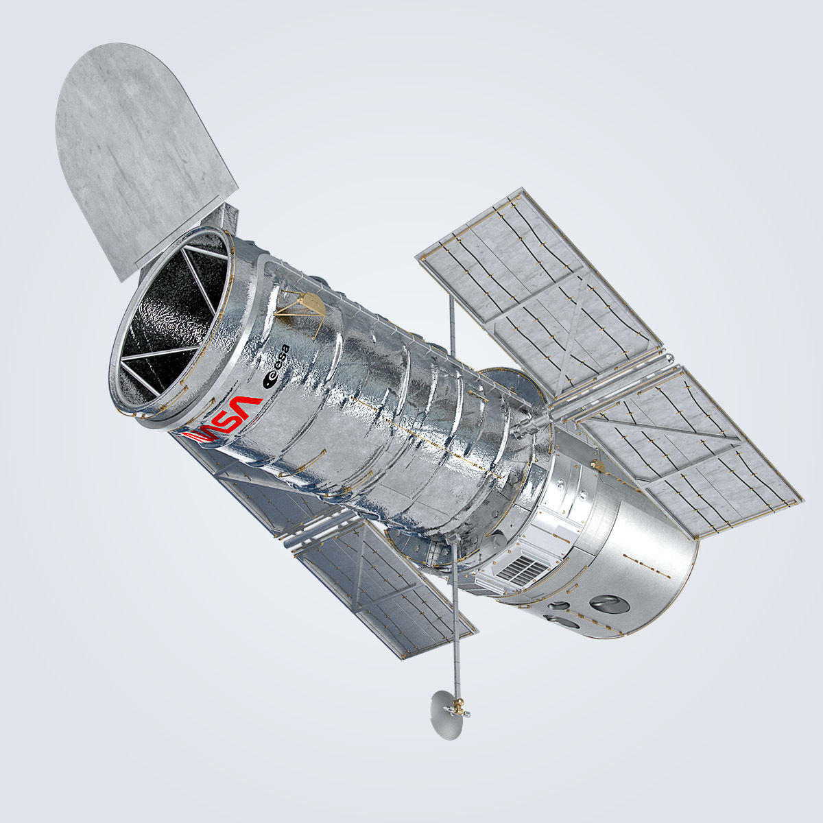 Hubble Telescope 3D model_29