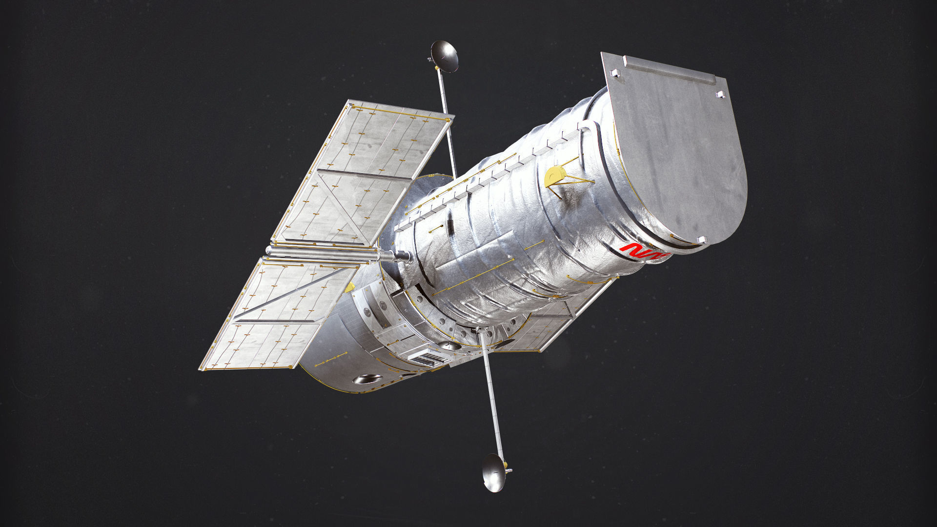 Hubble Telescope 3D model_38