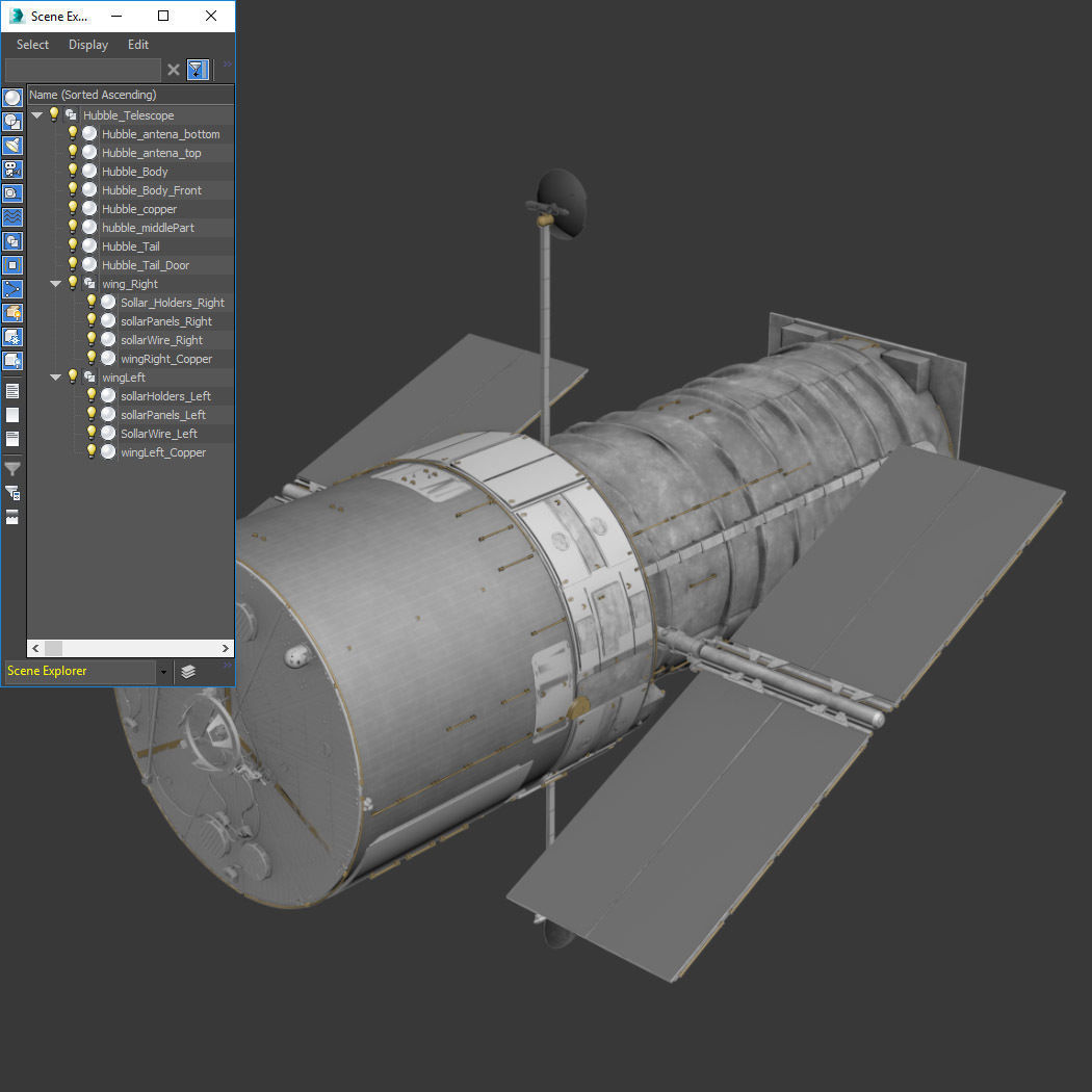 Hubble Telescope 3D model_42