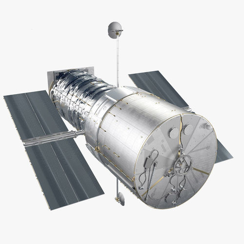 Hubble Telescope 3D model