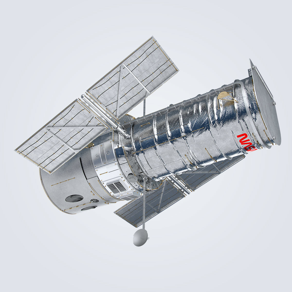 Hubble Telescope 3D model_23