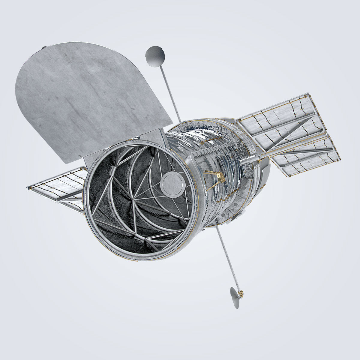 Hubble Telescope 3D model_33