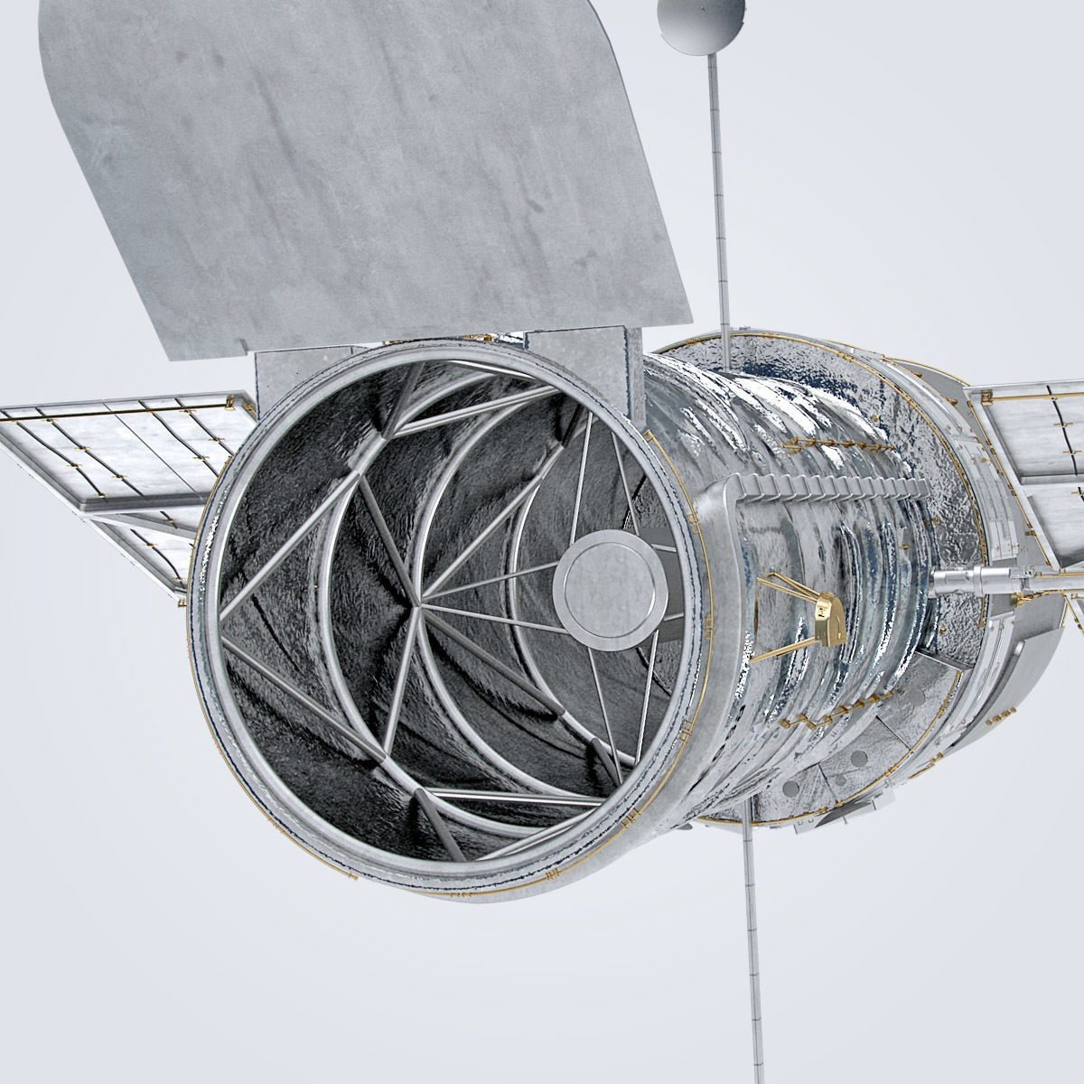 Hubble Telescope 3D model_36