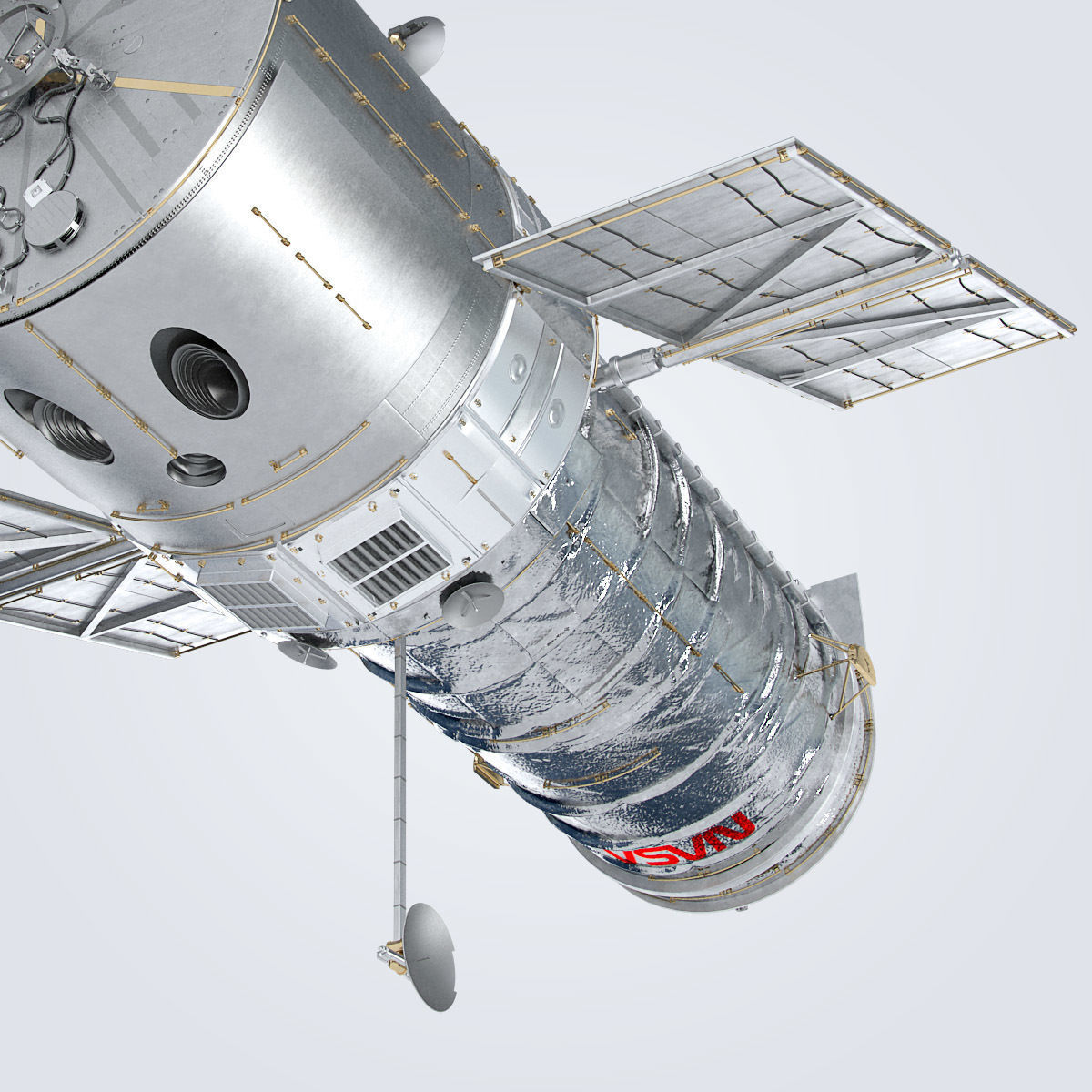Hubble Telescope 3D model_15
