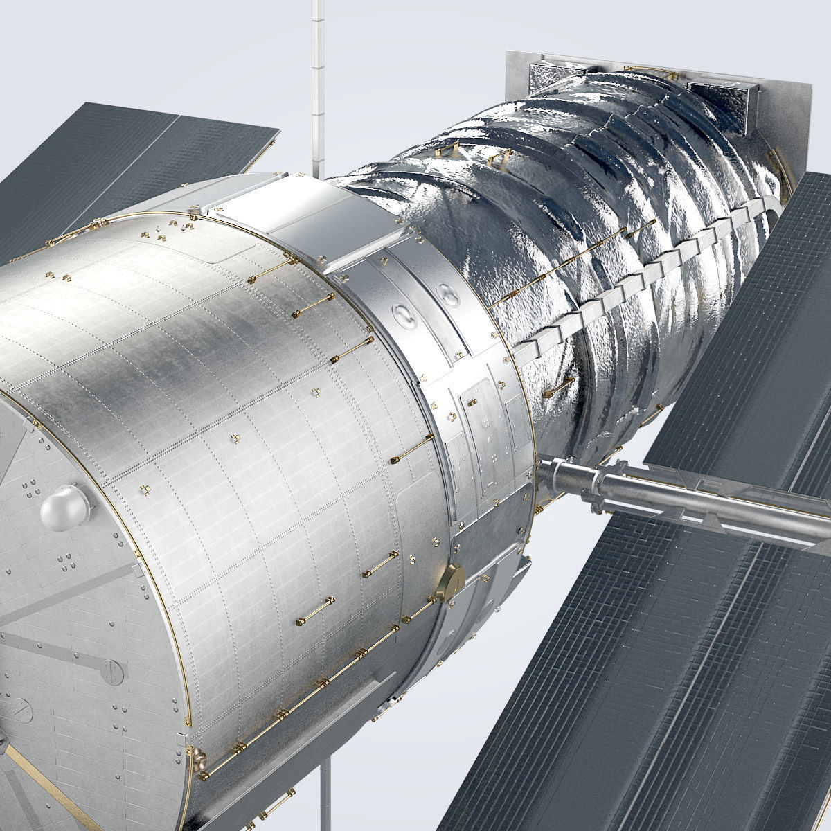 Hubble Telescope 3D model_10