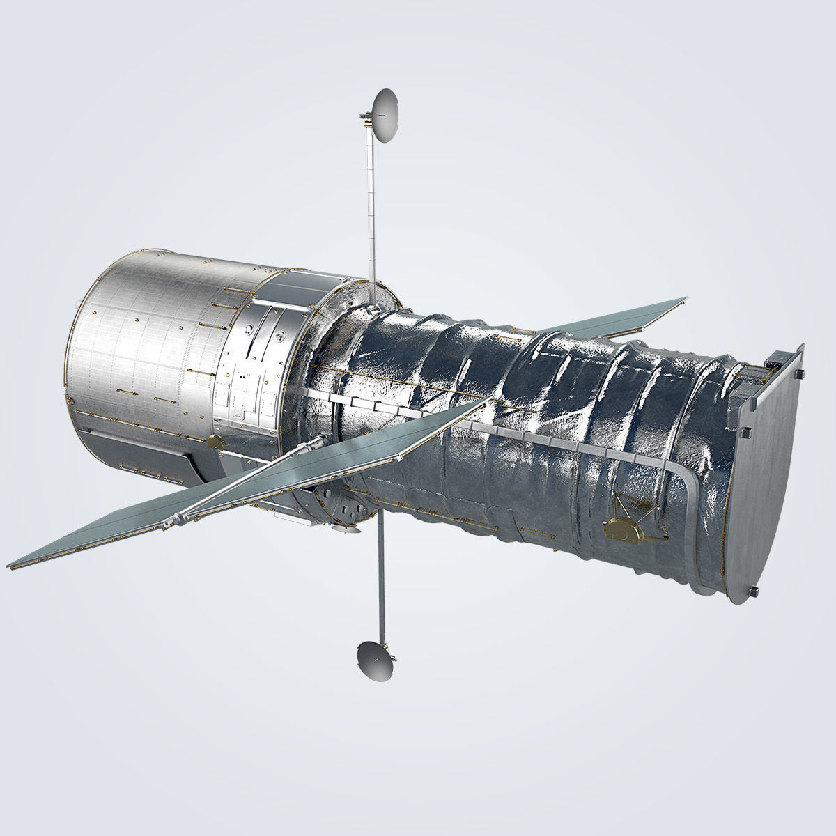 Hubble Telescope 3D model_4