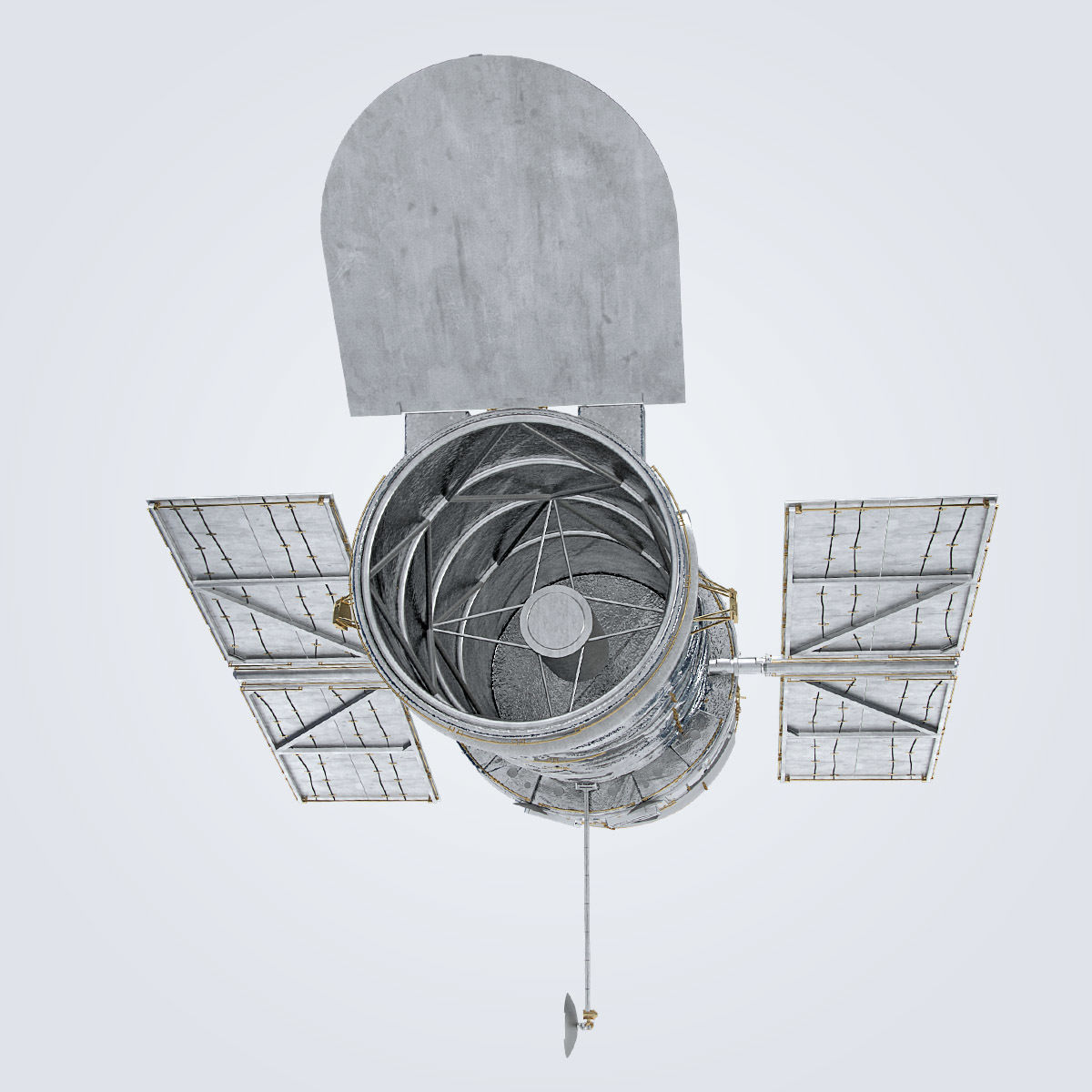 Hubble Telescope 3D model_34