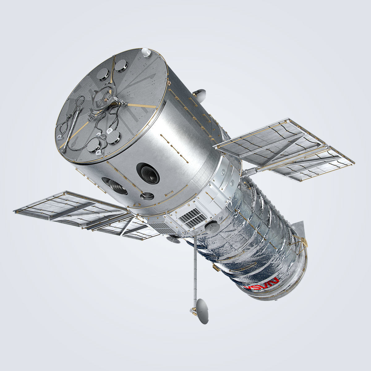 Hubble Telescope 3D model_13