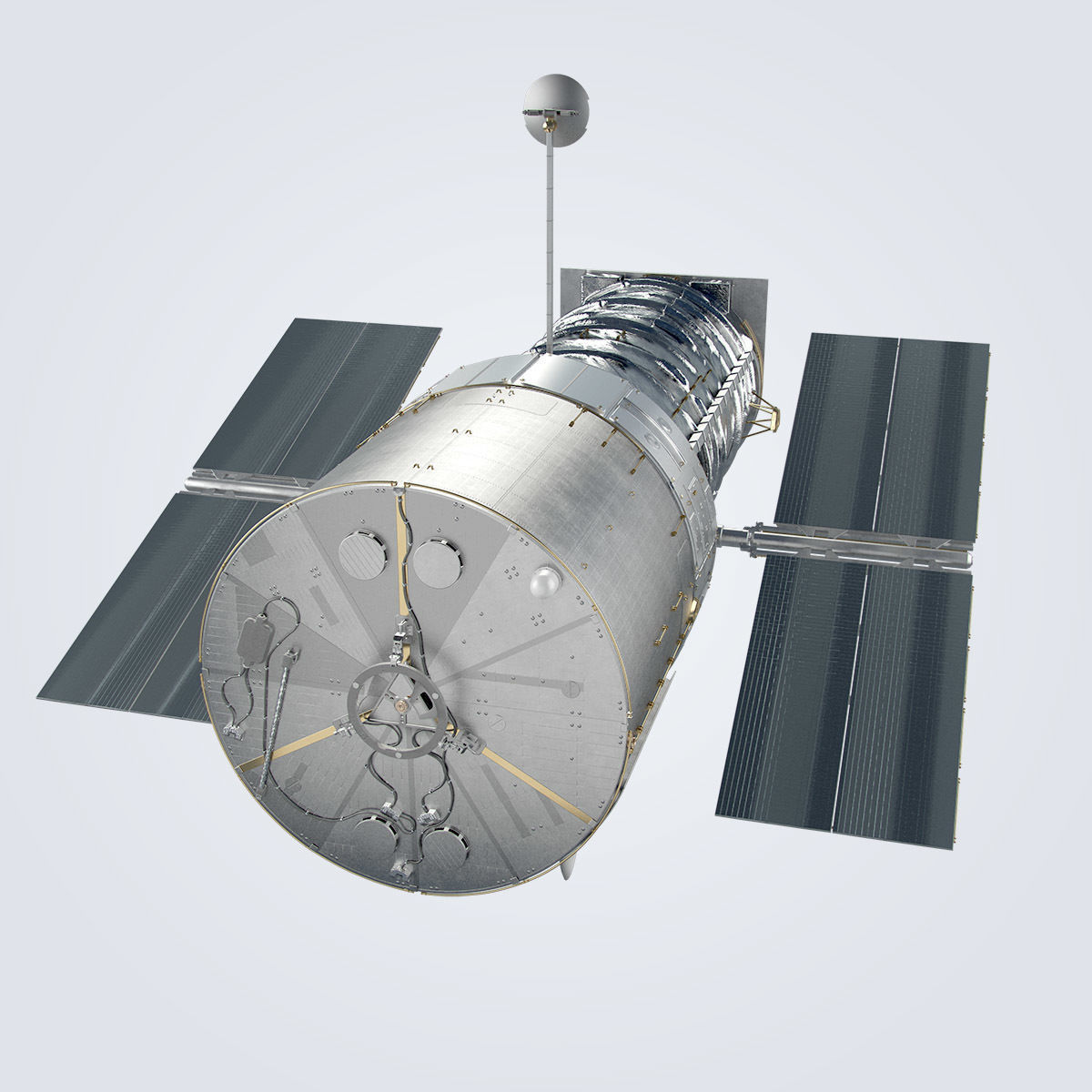 Hubble Telescope 3D model_1