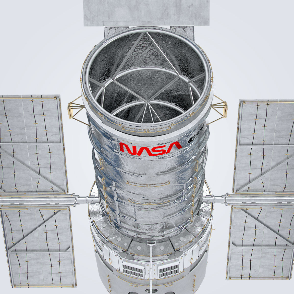 Hubble Telescope 3D model_19