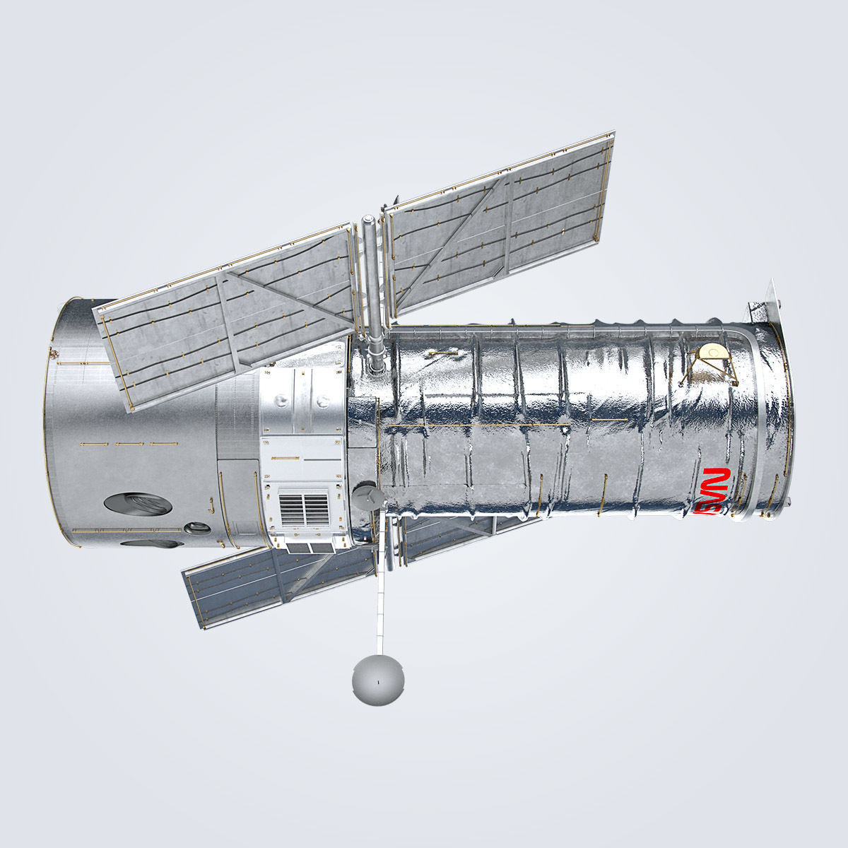 Hubble Telescope 3D model_22