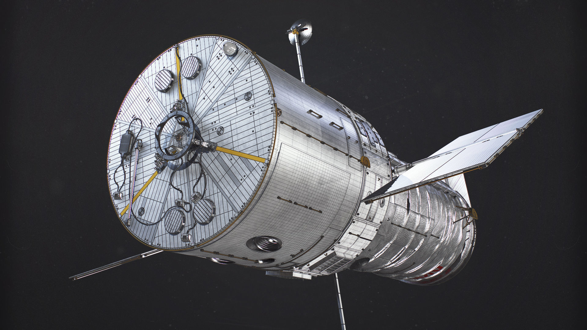 Hubble Telescope 3D model_39