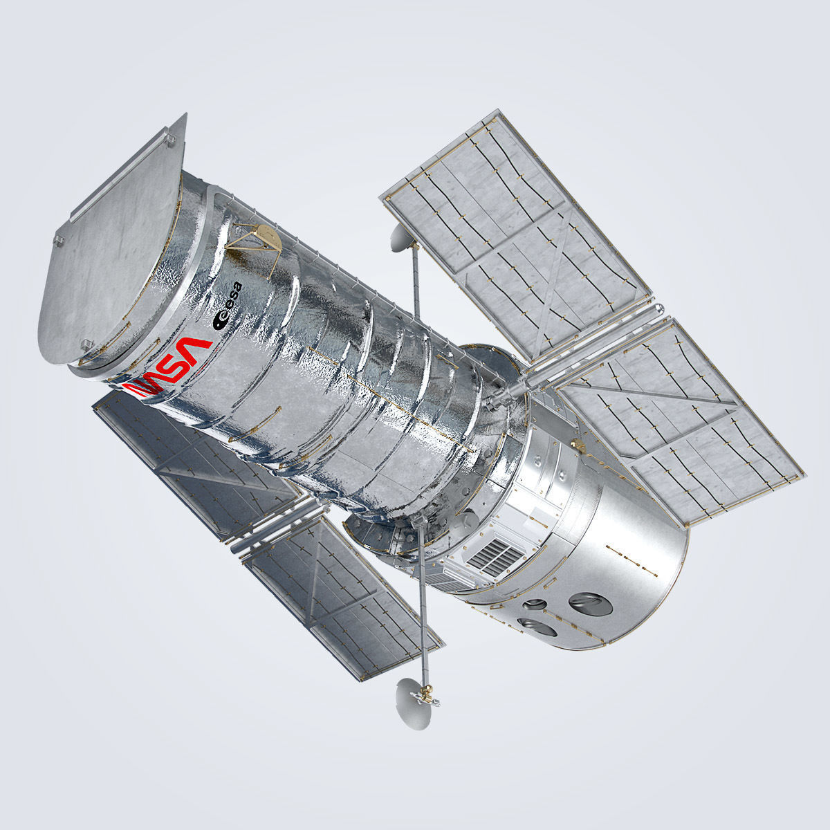 Hubble Telescope 3D model_25